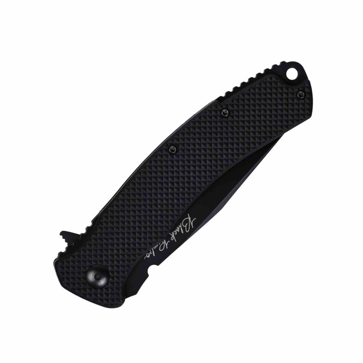 Couteau V Nives Black Rambo Utility Lame Acier 420HC Clip Point Manche FRN Liner Lock VNI34FPBBK -  Livraison Gratuite
