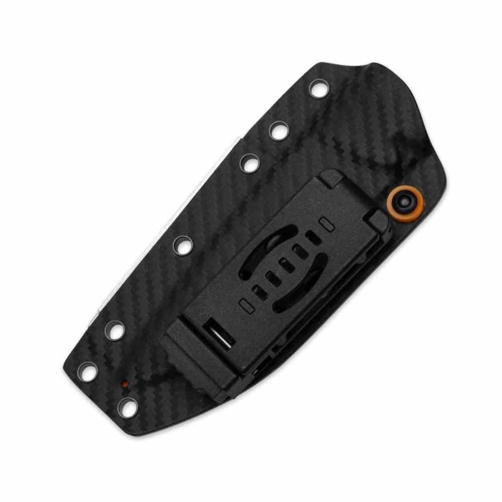 Couteau Kizer Evenki 3 Azo Lame Acier AEB-L Drop Point Manche G10 Noir Étui Kydex KI1099A1 - Livraison Gratuite