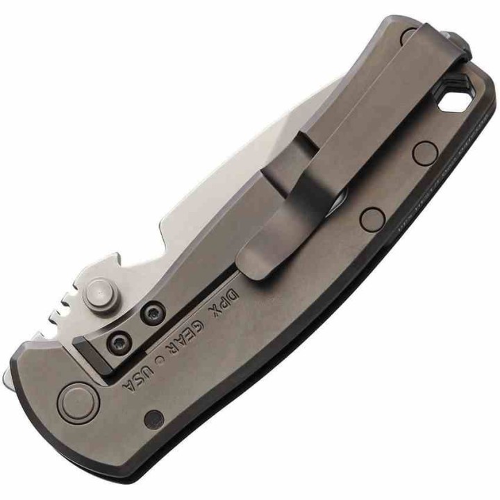 Couteau DPx Gear HEST/F Urban MilSpec Lame CPM-154 Drop Point Manche G10/Titane Frame Lock USA DPXHSF062 - Livraison Gratuite