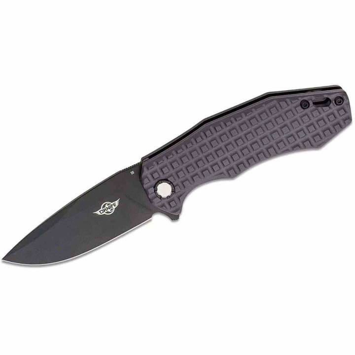 Couteau Olight Oknife Spurdog Gray Lame Acier D2 Manche Aluminium Crossbar Lock Clip OKNSPURDOGGMG - Livraison Gratuite