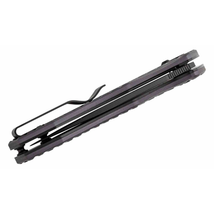 Couteau Olight Oknife Spurdog Gray Lame Acier D2 Manche Aluminium Crossbar Lock Clip OKNSPURDOGGMG - Livraison Gratuite