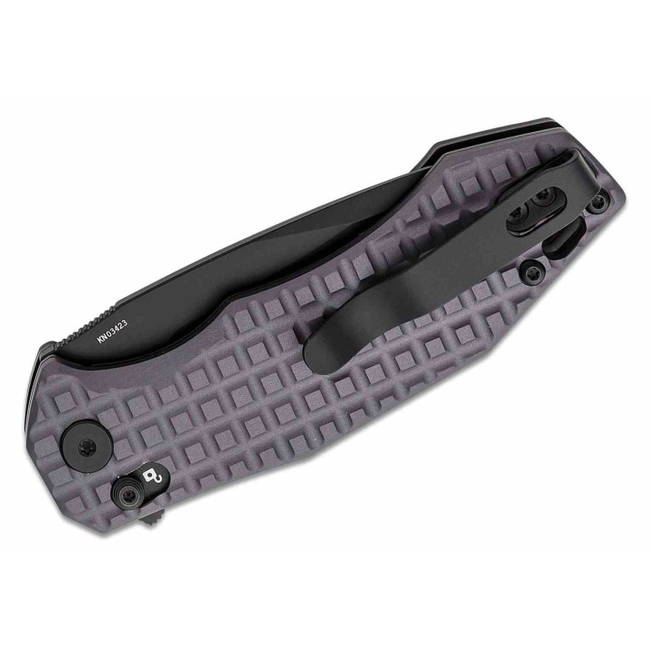 Couteau Olight Oknife Spurdog Gray Lame Acier D2 Manche Aluminium Crossbar Lock Clip OKNSPURDOGGMG - Livraison Gratuite