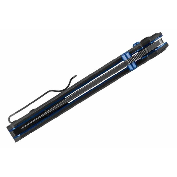 Couteau Olight Rubato Black Lame Tanto Acier 154CM Manche G10 Noir Rail Lock Clip OKNRUBATOB  - Livraison Gratuite