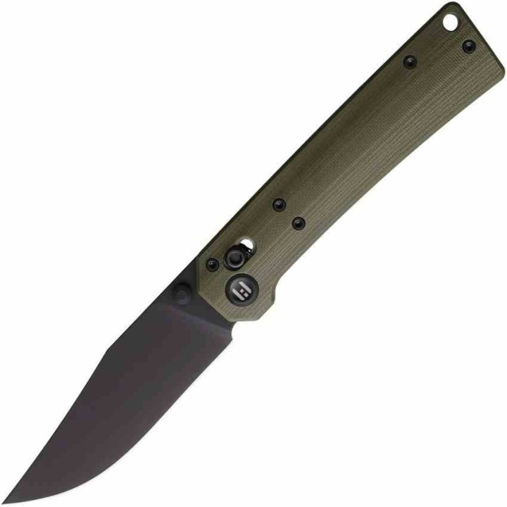 Couteau HIGHTRON Pathwright HK03 Lame Acier 14C28N Manche G10 OD Green Axis Lock HTK03GRN - Livraison Gratuite