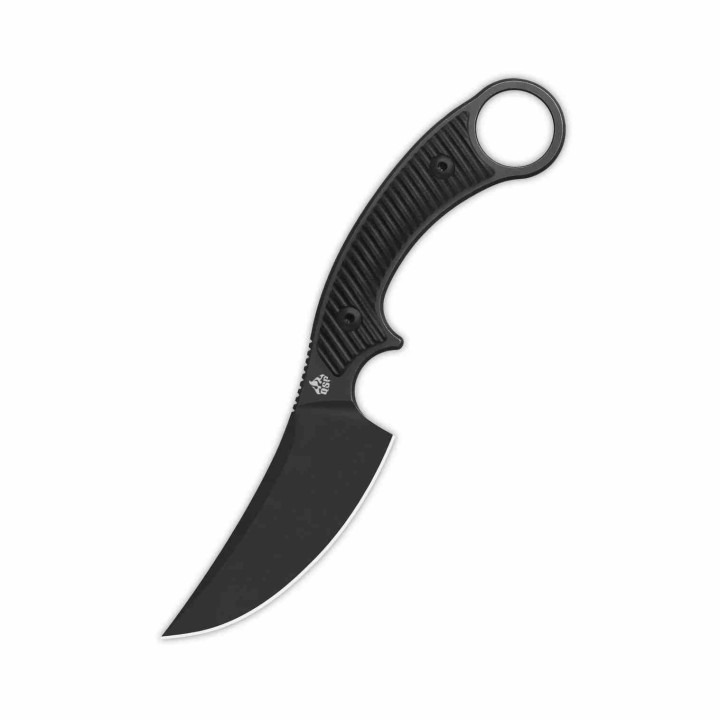 Couteau QSP Viper Lame Acier 10Cr15MoV Blk Manche G10 Noir Étui Kydex QS166A2 - Livraison Gratuite