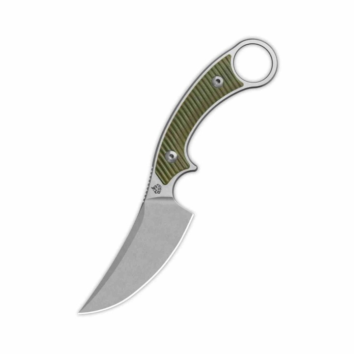 Couteau QSP Viper Lame Acier 10Cr15MoV Manche G10 Od Green Étui Kydex QS166B1 - Livraison Gratuite