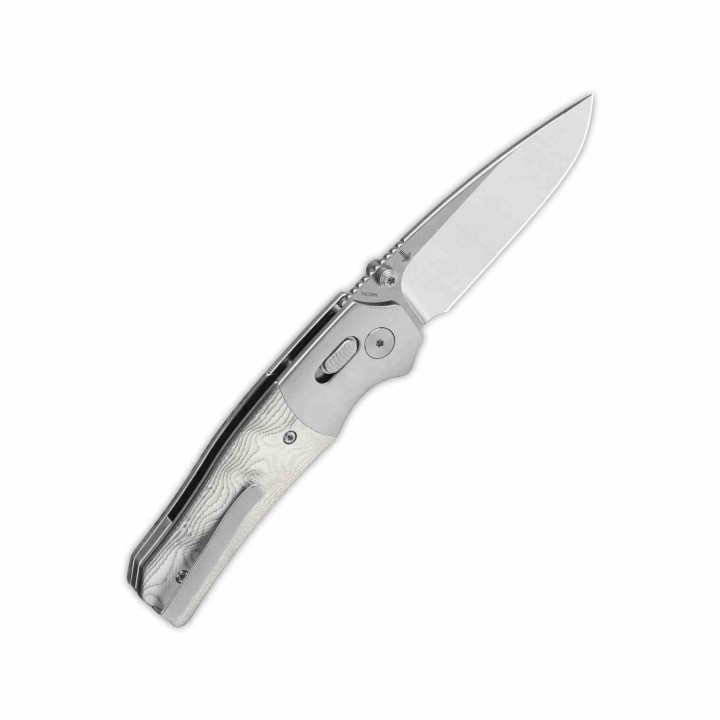 Couteau QSP Vault Glyde Lock Lame Acier 14C28N Manche G10/Alu Clip KIVT QS157E1 - Livraison Gratuite