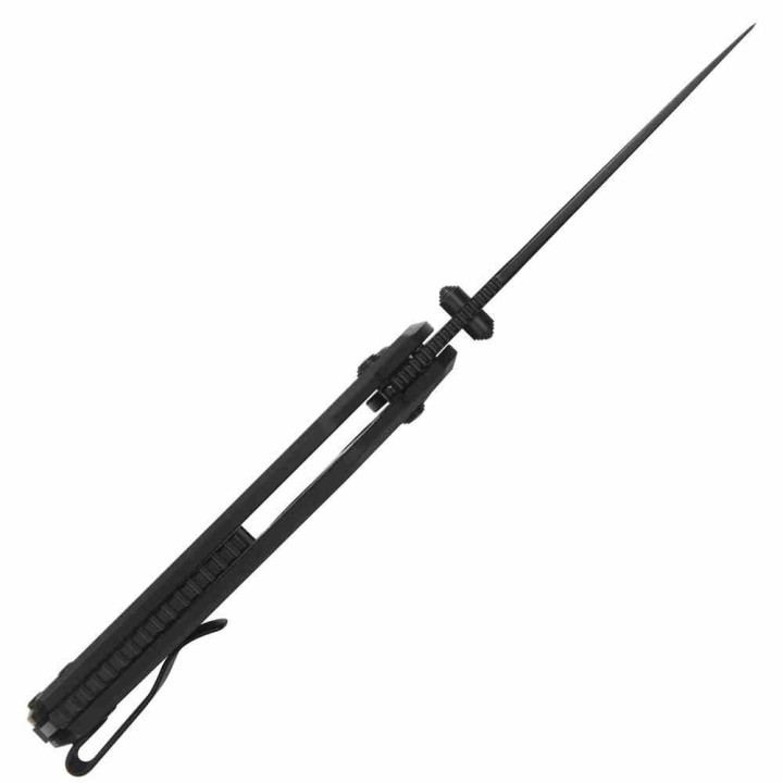 Couteau CJRB Nanner Black Lame Persian Acier AR-RPM9 Blk Manche G10 Crossbar Lock KIVT J1955BBK - Livraison Gratuite