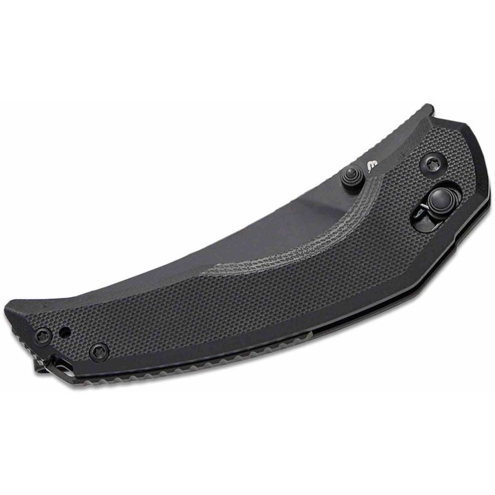 Couteau CJRB Nanner Black Lame Persian Acier AR-RPM9 Blk Manche G10 Crossbar Lock KIVT J1955BBK - Livraison Gratuite
