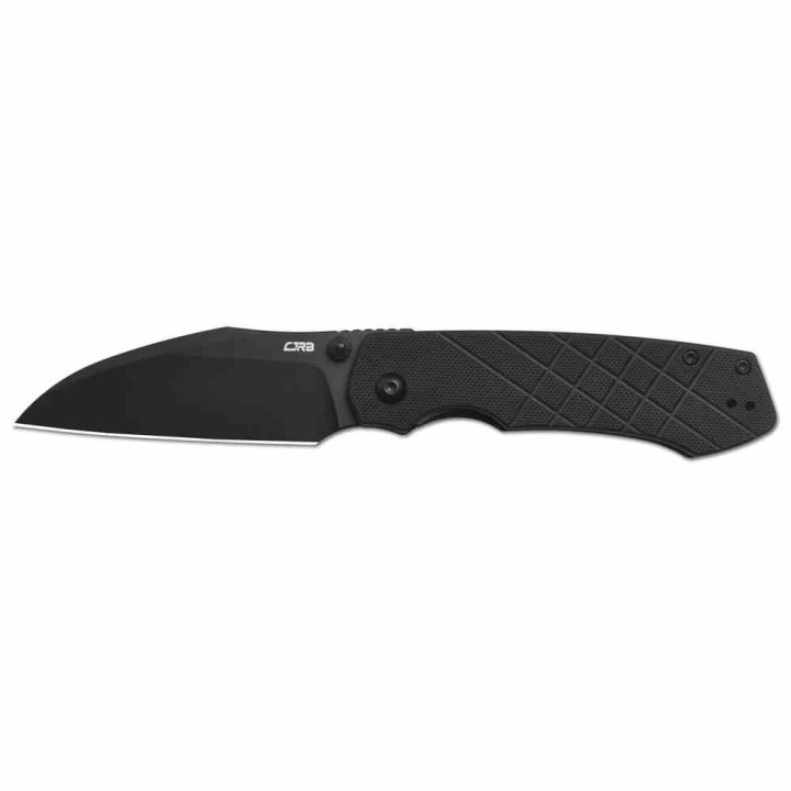 Couteau CJRB Kestrel Black Lame Wharncliffe AR-RPM9 Blk Manche G10 KIVT Liner Lock Clip J1962BBK - Livraison Gratuite