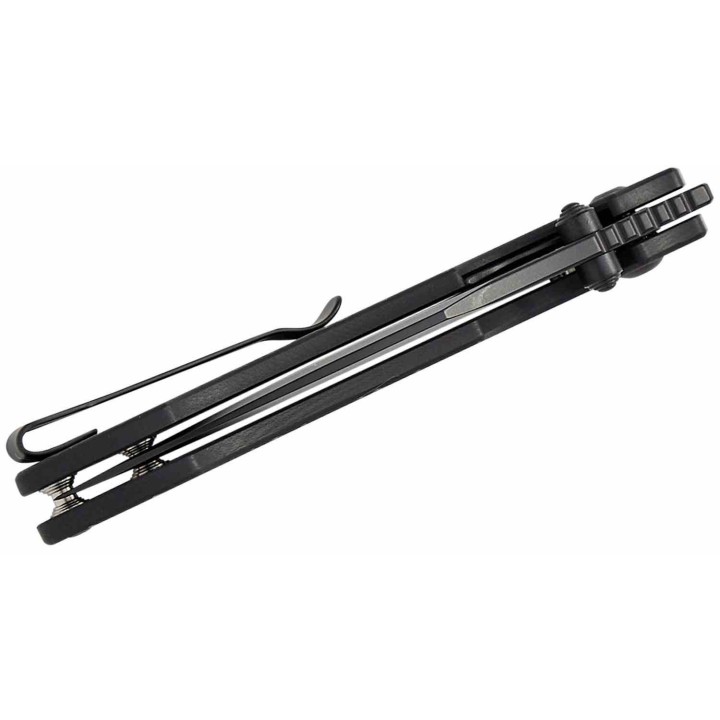 Couteau CJRB Kestrel Black Lame Wharncliffe AR-RPM9 Blk Manche G10 KIVT Liner Lock Clip J1962BBK - Livraison Gratuite