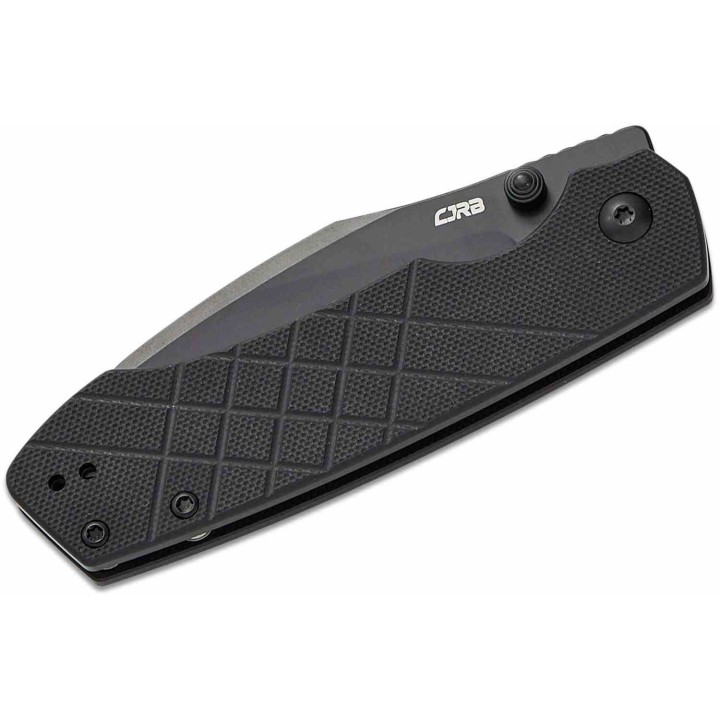 Couteau CJRB Kestrel Black Lame Wharncliffe AR-RPM9 Blk Manche G10 KIVT Liner Lock Clip J1962BBK - Livraison Gratuite