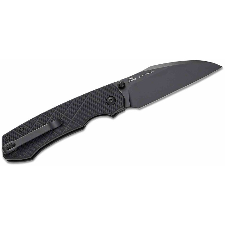 Couteau CJRB Kestrel Black Lame Wharncliffe AR-RPM9 Blk Manche G10 KIVT Liner Lock Clip J1962BBK - Livraison Gratuite