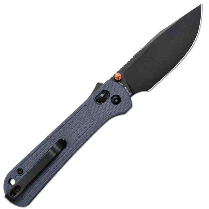 Couteau CJRB Bolt Blue Lame Drop Point AR-RPM9 Manche G10 Recoil-Lock V2 IKBS Clip J1960BGY - Livraison Gratuite