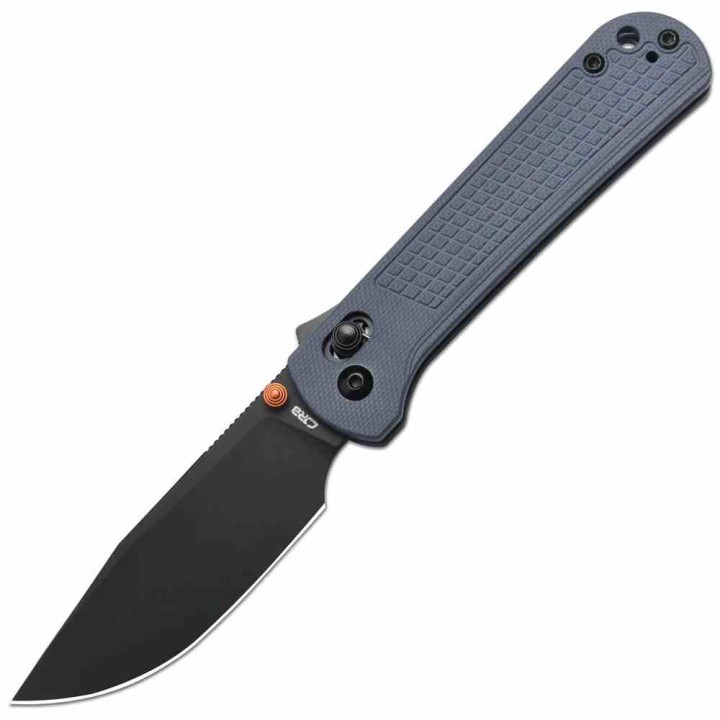 Couteau CJRB Bolt Blue Lame Drop Point AR-RPM9 Manche G10 Recoil-Lock V2 IKBS Clip J1960BGY - Livraison Gratuite