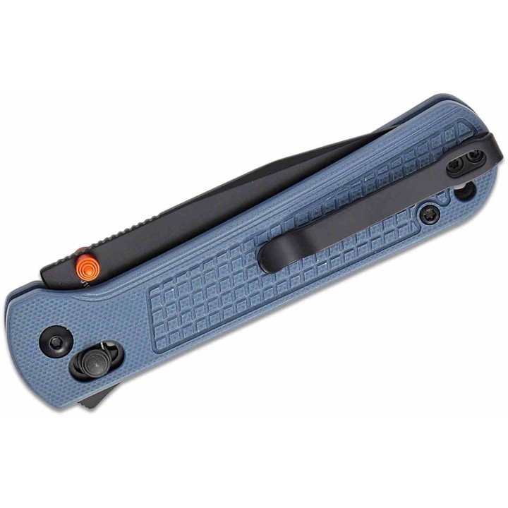 Couteau CJRB Bolt Blue Lame Drop Point AR-RPM9 Manche G10 Recoil-Lock V2 IKBS Clip J1960BGY - Livraison Gratuite