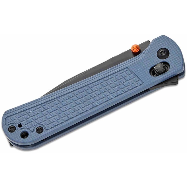 Couteau CJRB Bolt Blue Lame Drop Point AR-RPM9 Manche G10 Recoil-Lock V2 IKBS Clip J1960BGY - Livraison Gratuite