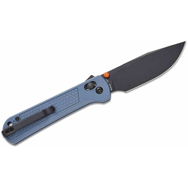 Couteau CJRB Bolt Blue Lame Drop Point AR-RPM9 Manche G10 Recoil-Lock V2 IKBS Clip J1960BGY - Livraison Gratuite