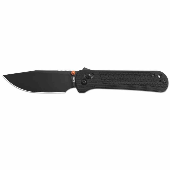 Couteau CJRB Bolt Black Lame Drop Point AR-RPM9 Blk Manche G10 Recoil-Lock V2 IKBS Clip J1960BBK - Livraison Gratuite