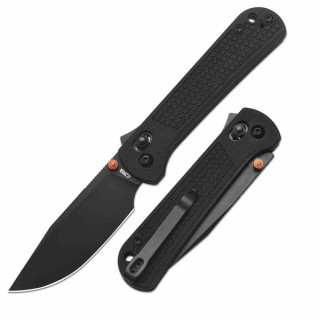 Couteau CJRB Bolt Black Lame Drop Point AR-RPM9 Blk Manche G10 Recoil-Lock V2 IKBS Clip J1960BBK - Livraison Gratuite