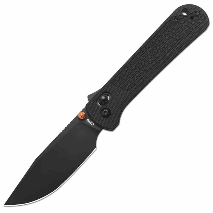 Couteau CJRB Bolt Black Lame Drop Point AR-RPM9 Blk Manche G10 Recoil-Lock V2 IKBS Clip J1960BBK - Livraison Gratuite