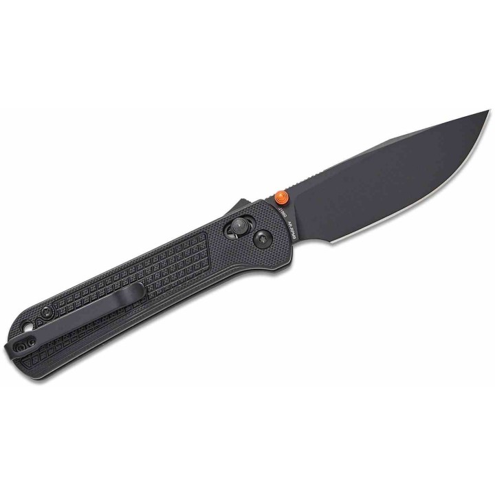 Couteau CJRB Bolt Black Lame Drop Point AR-RPM9 Blk Manche G10 Recoil-Lock V2 IKBS Clip J1960BBK - Livraison Gratuite
