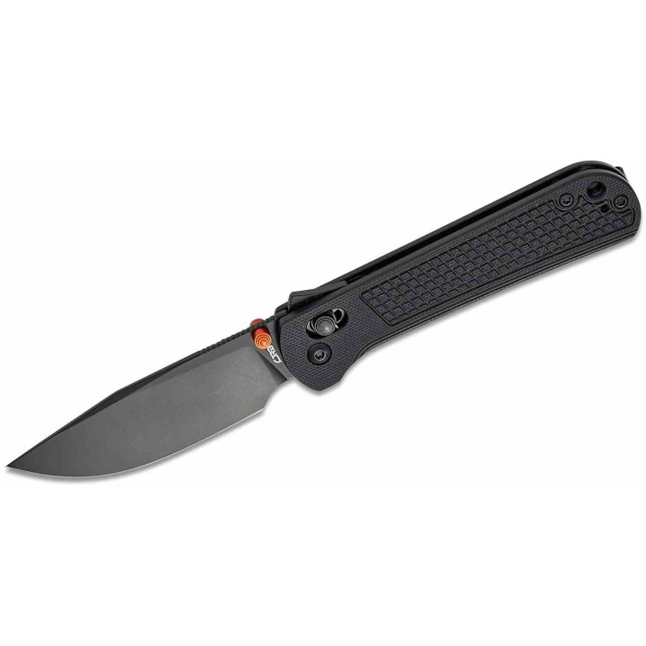 Couteau CJRB Bolt Black Lame Drop Point AR-RPM9 Blk Manche G10 Recoil-Lock V2 IKBS Clip J1960BBK - Livraison Gratuite
