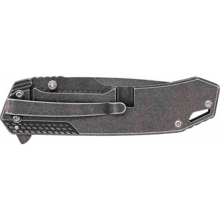 Lot de 3 Couteau Smith&Wesson Lame Acier 8Cr13MoV Manche Acier inox/G-10 Linerlock SW609W - Livraison Gratuite