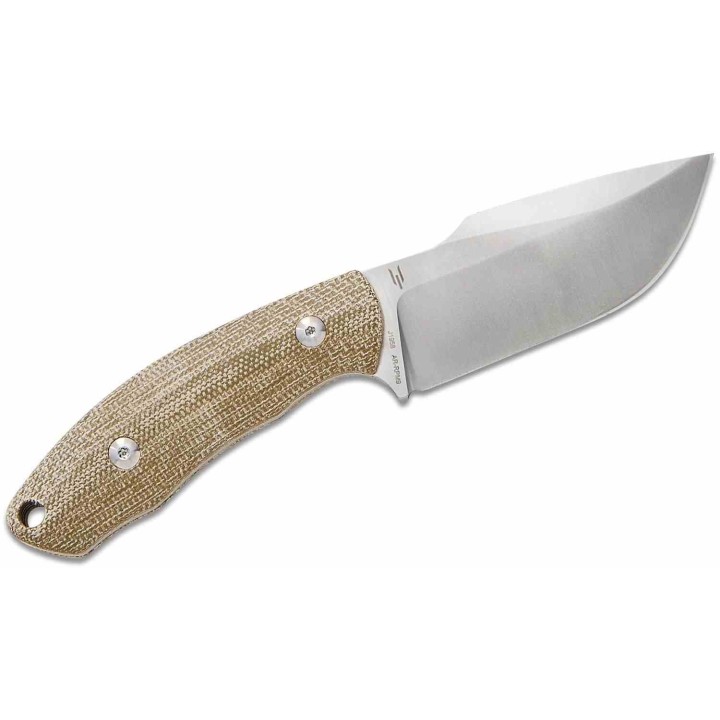 Couteau CJRB Mutt OD Green Lame Harpoon Drop Point AR-RPM9 Manche Micarta Étui Kydex J1958ODG - Livraison Gratuite 