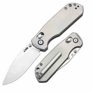 Couteau CJRB Maximal Lame Drop Point CPM-S90V Manche Titane Crossbar Lock KIVT Clip J1954GGY - Livraison Gratuite