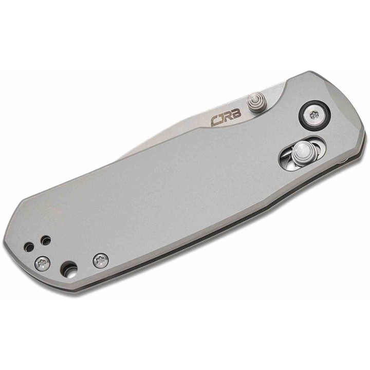 Couteau CJRB Maximal Lame Drop Point CPM-S90V Manche Titane Crossbar Lock KIVT Clip J1954GGY - Livraison Gratuite