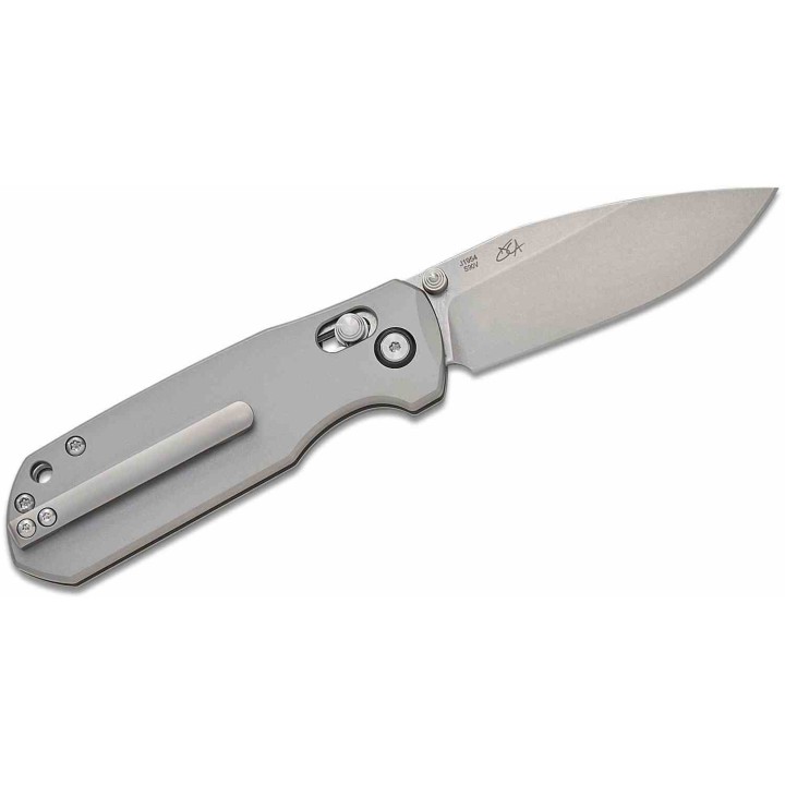 Couteau CJRB Maximal Lame Drop Point CPM-S90V Manche Titane Crossbar Lock KIVT Clip J1954GGY - Livraison Gratuite