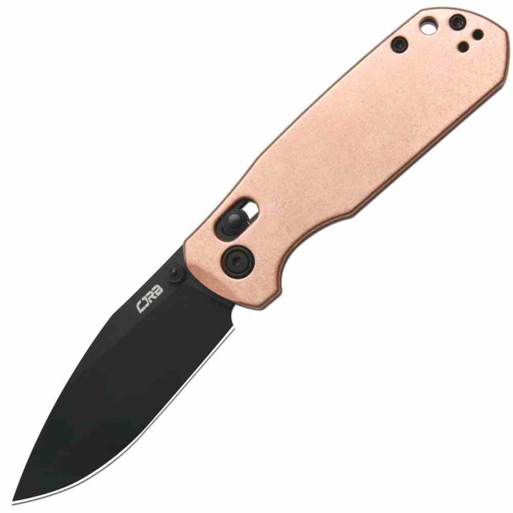 Couteau CJRB Maximal Lame Acier AR-RPM9 Manche Cuivre Crossbar Lock KIVT Clip J1954CO - Livraison Gratuite