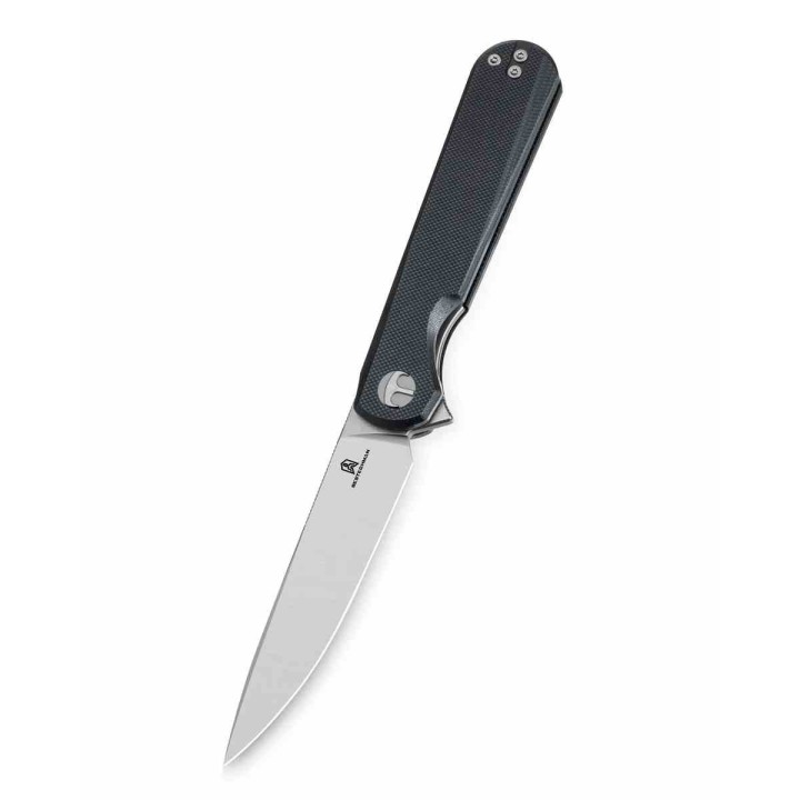 Couteau BESTECHMAN Flick Black Lame Drop Point SW Acier D2 Manche G10 Liner Lock KIVT Clip BTKMK13A - Livraison Gratuite