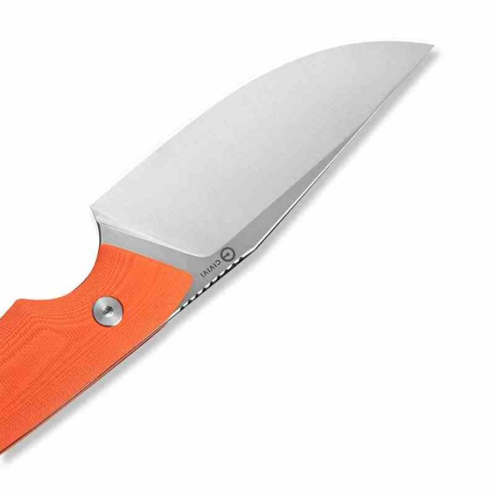 Couteau Civivi Gander Orange Lame Acier 14C28N Manche G10 Étui Kydex CIVC24058B1 - Livraison Gratuite