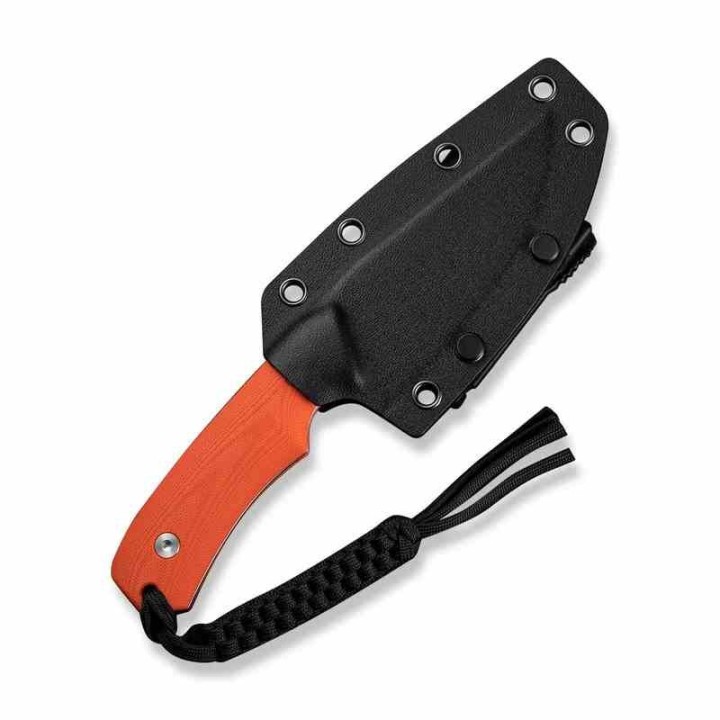 Couteau Civivi Gander Orange Lame Acier 14C28N Manche G10 Étui Kydex CIVC24058B1 - Livraison Gratuite