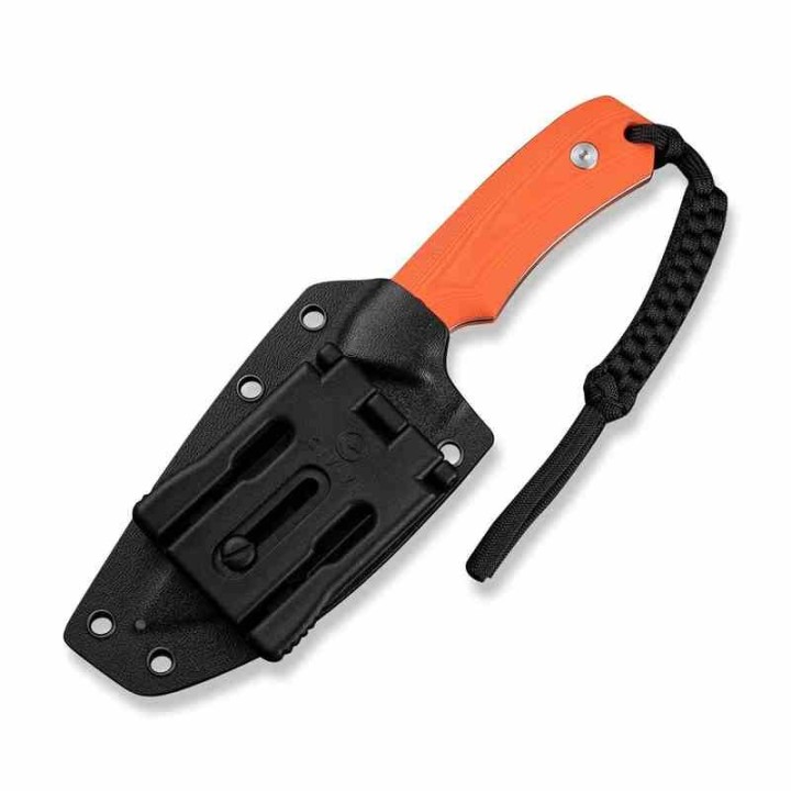 Couteau Civivi Gander Orange Lame Acier 14C28N Manche G10 Étui Kydex CIVC24058B1 - Livraison Gratuite