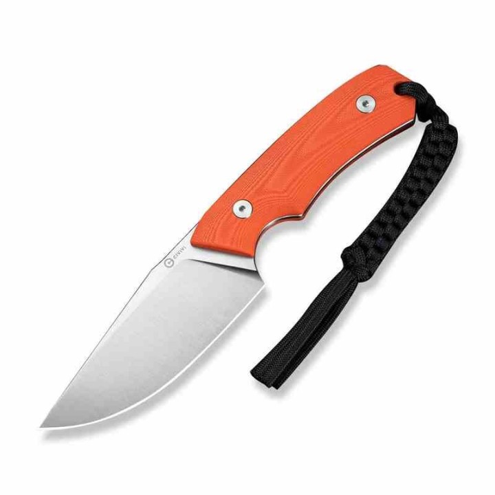 Couteau Civivi Gander Orange Lame Acier 14C28N Manche G10 Étui Kydex CIVC24058B1 - Livraison Gratuite