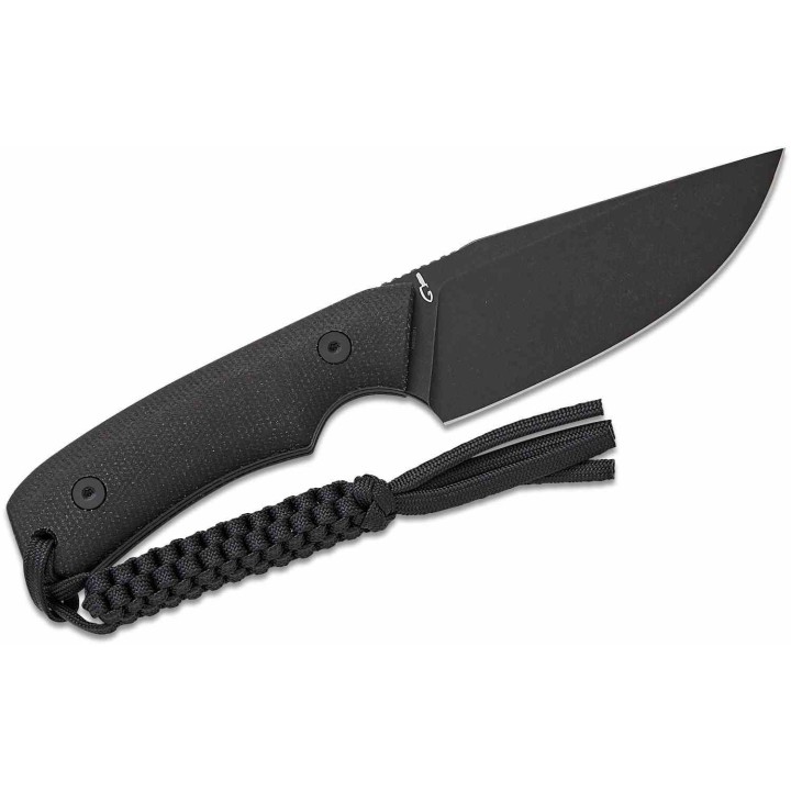 Couteau Bushcraft Survie Civivi Gander Black Lame Acier 14C28N Manche Micarta Étui Kydex CIVC24058B2 - Livraison Gratuite