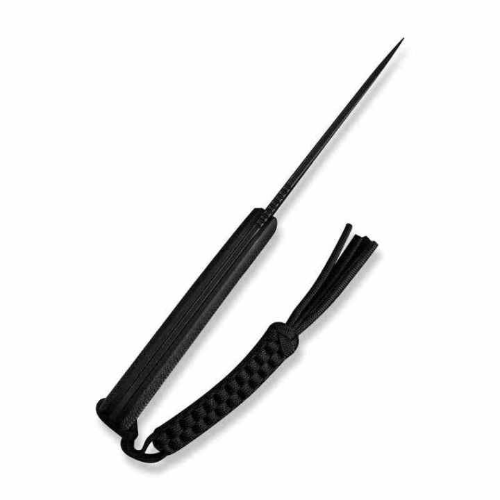 Couteau Bushcraft Survie Civivi Gander Black Lame Acier 14C28N Manche Micarta Étui Kydex CIVC24058B2 - Livraison Gratuite