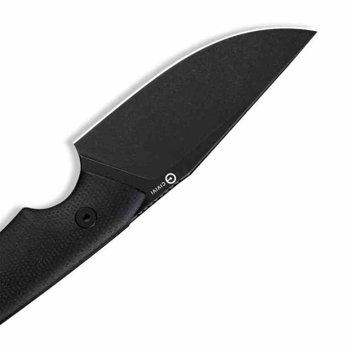 Couteau Bushcraft Survie Civivi Gander Black Lame Acier 14C28N Manche Micarta Étui Kydex CIVC24058B2 - Livraison Gratuite