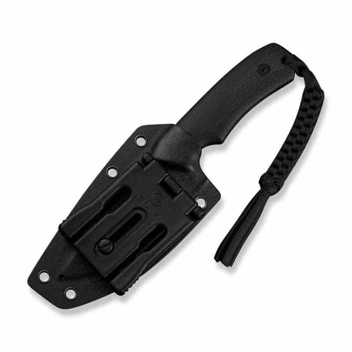 Couteau Bushcraft Survie Civivi Gander Black Lame Acier 14C28N Manche Micarta Étui Kydex CIVC24058B2 - Livraison Gratuite