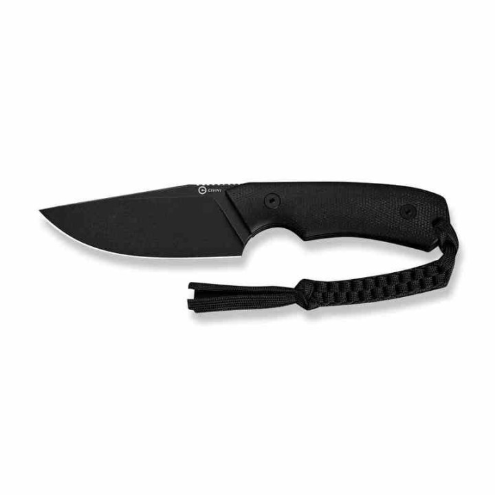 Couteau Bushcraft Survie Civivi Gander Black Lame Acier 14C28N Manche Micarta Étui Kydex CIVC24058B2 - Livraison Gratuite