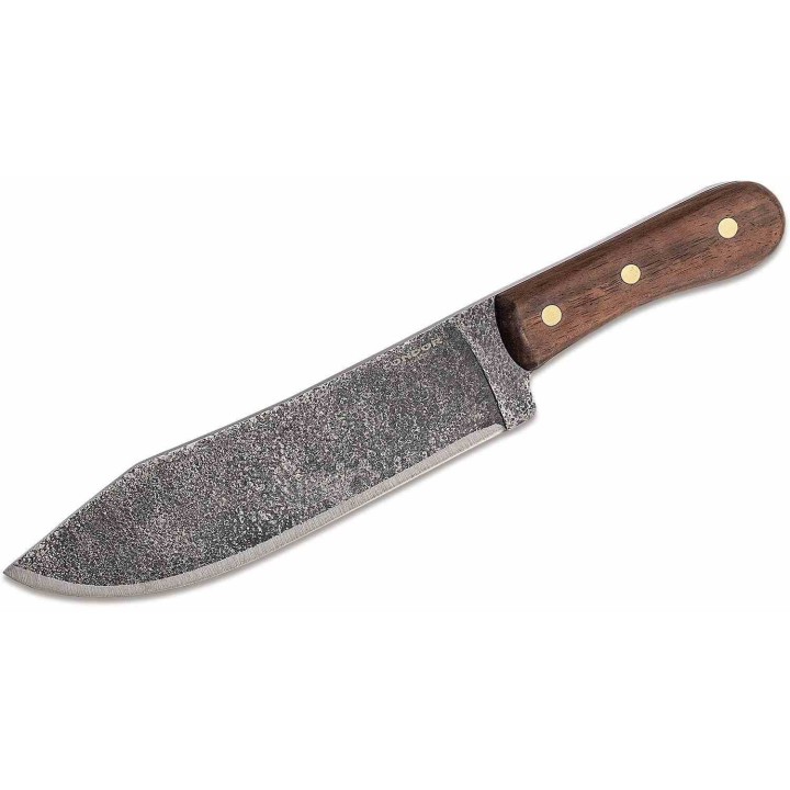Couteau Condor Hudson Bay Lame Acier Carbone 1075 Manche Noyer Étui Cuir Fabriqué au Salvador CTK24085HC - Livraison Gratuite