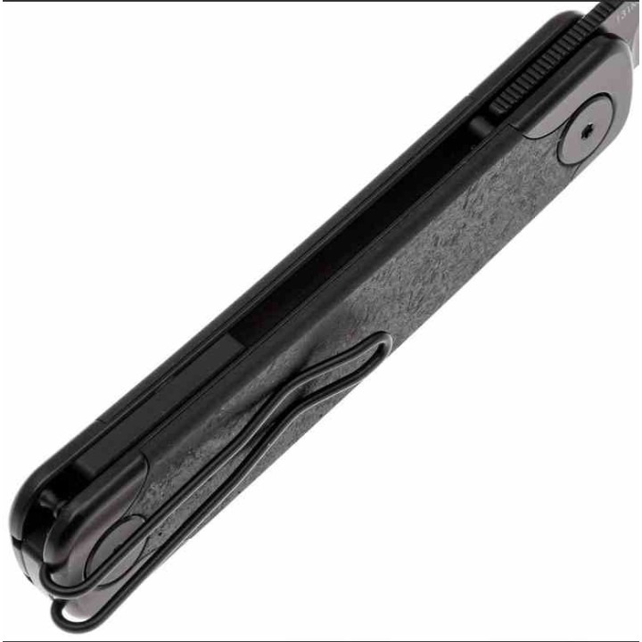 Couteau SRM Enso Black Lame Acier Sandvik 14C28N Manche G10 Linerlock KIVT SRM131MGB  - Livraison Gratuite
