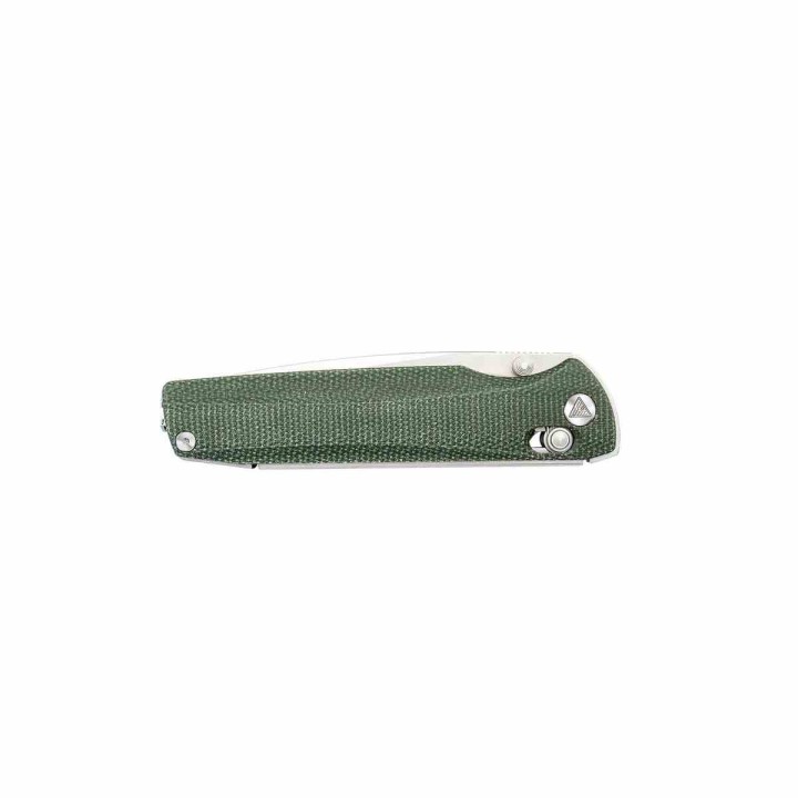 Couteau SRM Terrier Green Lame Laminated 140Cr Manche Micarta Ambi-Lock Clip SRM258LMG2 - Livraison Gratuite