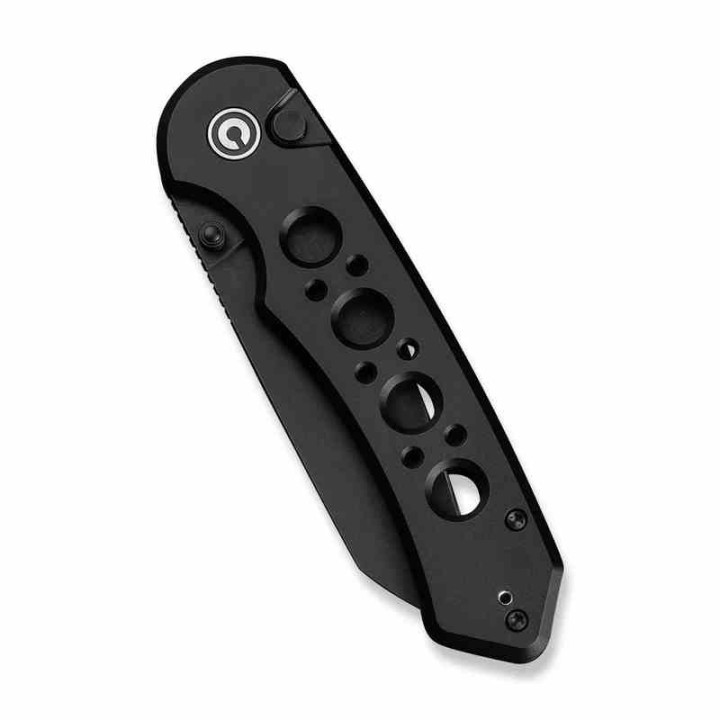 Couteau Civivi Pragma Prime Black Button Lock Lame Wharncliffe Acier 14C28N Manche Alu KIVT CIVC240671  - Livraison Gratuite
