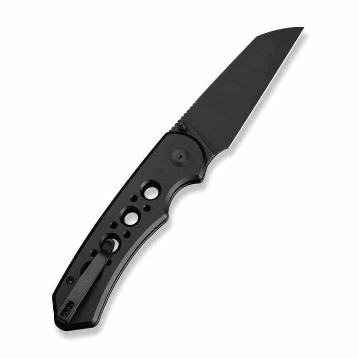 Couteau Civivi Pragma Prime Black Button Lock Lame Wharncliffe Acier 14C28N Manche Alu KIVT CIVC240671  - Livraison Gratuite