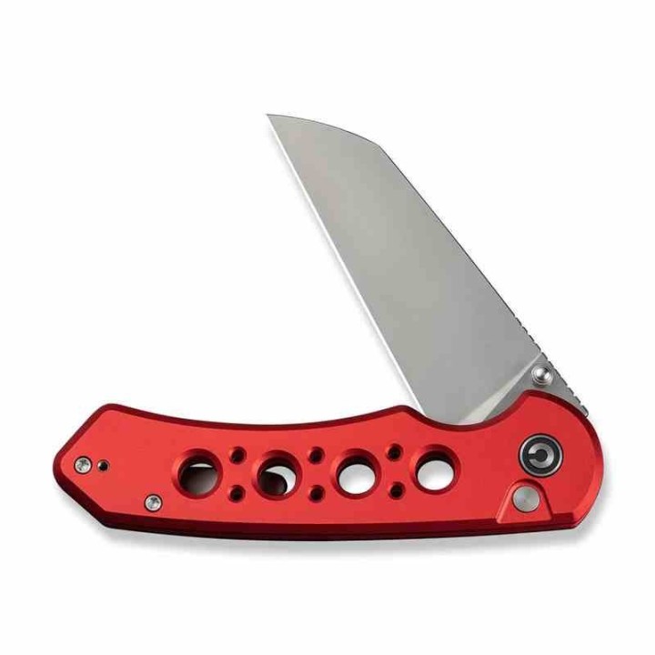 Couteau Civivi Pragma Prime Red Button Lock Lame Wharncliffe Acier 14C28N Manche Alu KIVT CIVC240672  - Livraison Gratuite