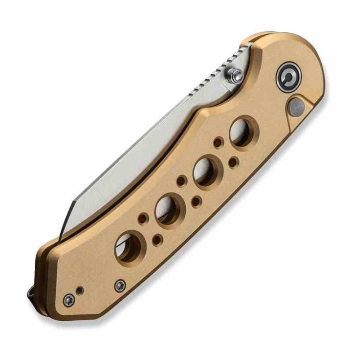 Couteau Civivi Pragma Prime Champagne Button Lock Lame Wharncliffe Acier 14C28N Manche Alu KIVT CIVC240673  - Livraison Gratuite